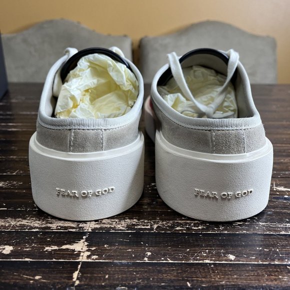 Fear Of God 101 Backless Sneaker Bone Red Men’s EU Size 46 / US 13 - Picture 5 of 8